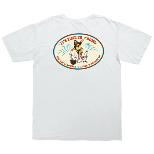 t-shirt loser machine THROWING ROCKS STOCK POCKET TEE