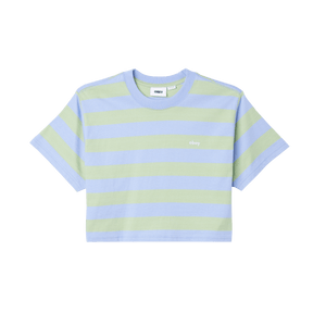 Adams Stripe Cropped Tee