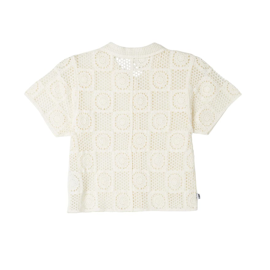 obey t-shirt Agatha Crochet Knit Sweater