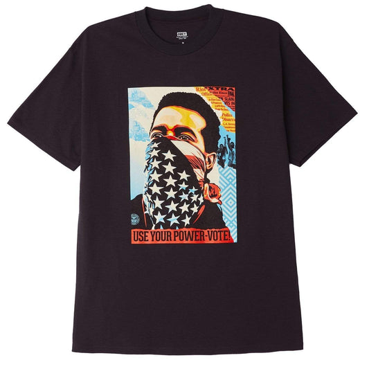 obey American Rage Vote Classic T-Shirt Black foto 1