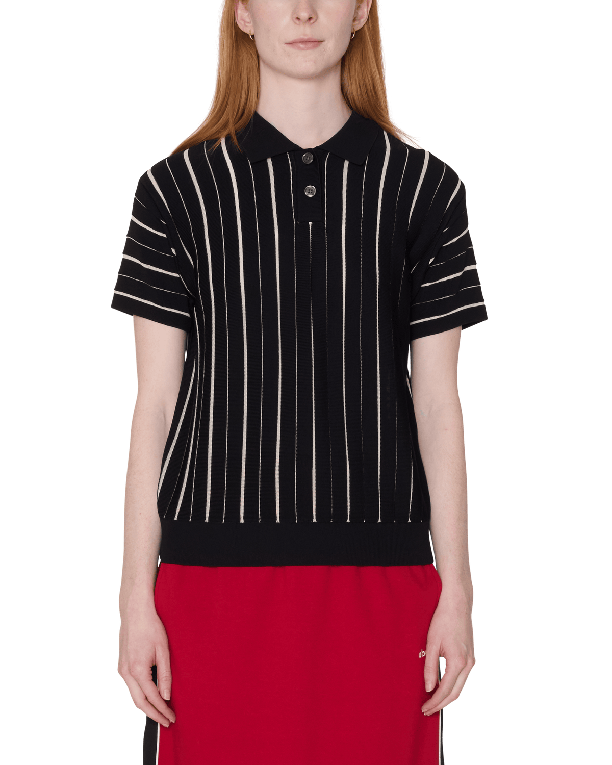 obey t-shirt Arlo Stripe Polo Sweater