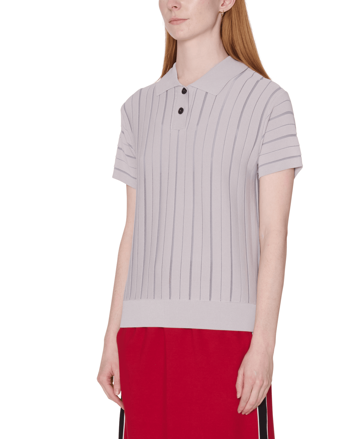 obey t-shirt Arlo Stripe Polo Sweater