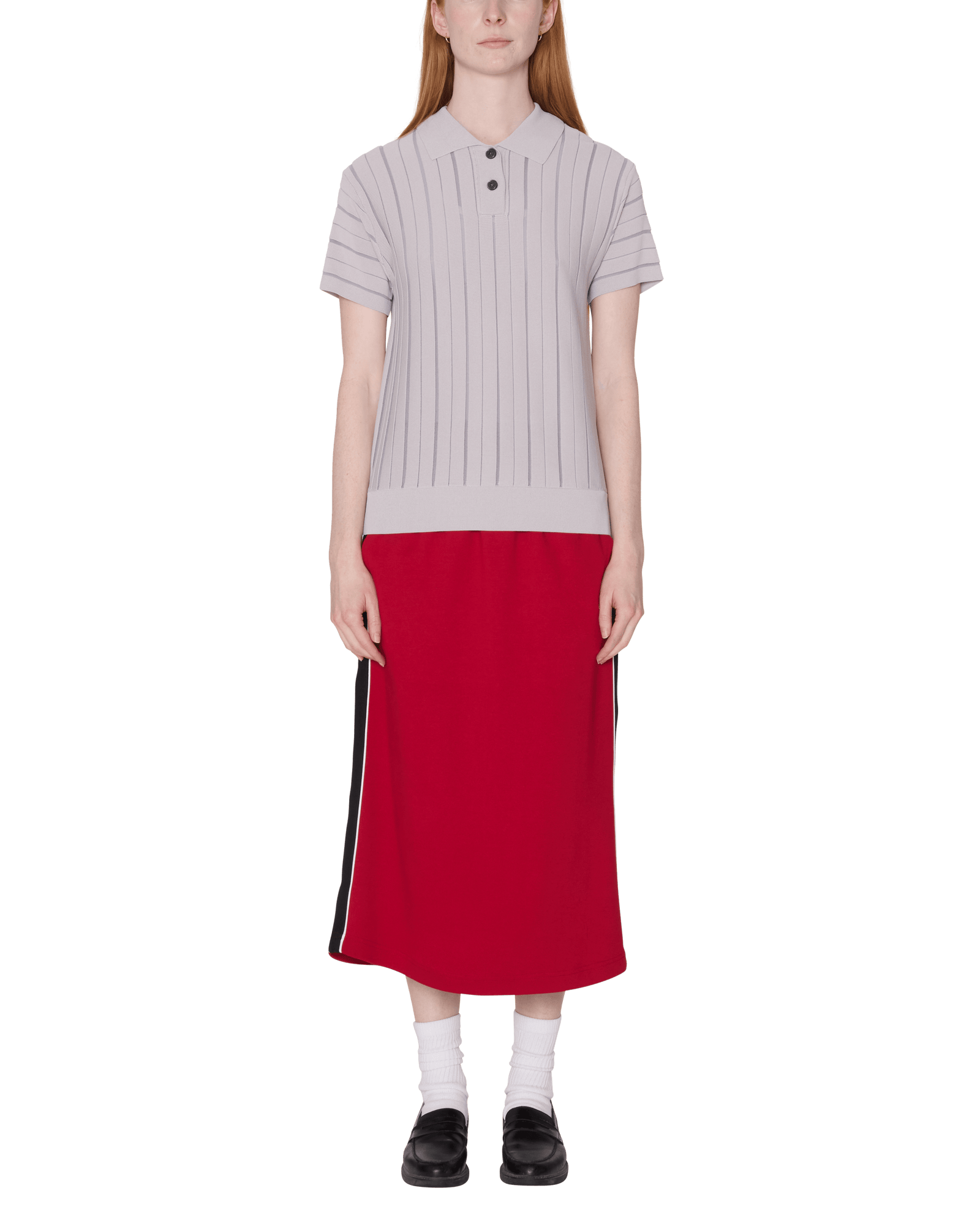 obey t-shirt Arlo Stripe Polo Sweater