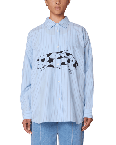camicie obey BEVERLY GRAPHIC LS SHIRT
