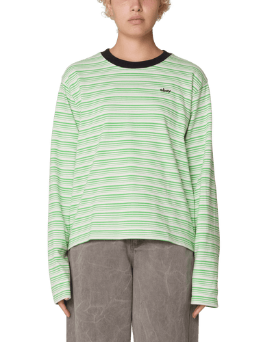 t-shirt obey DOROTHY STRIPE LS