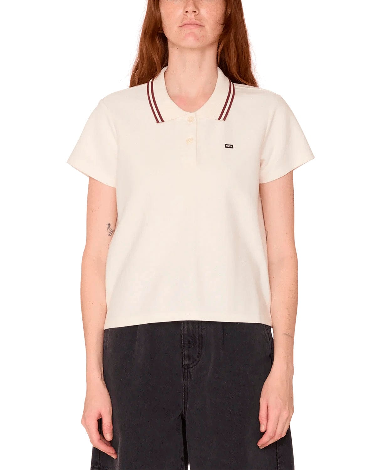 obey t-shirt Dual Polo Ss