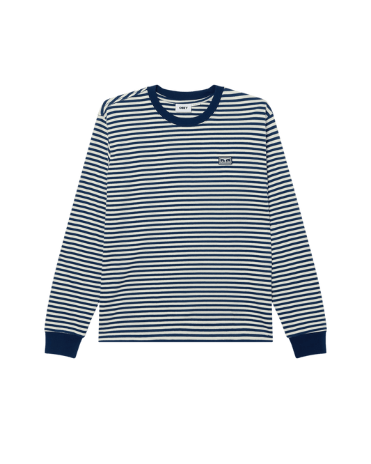 obey Established Works Eyes Stripe Tee Ls foto 1