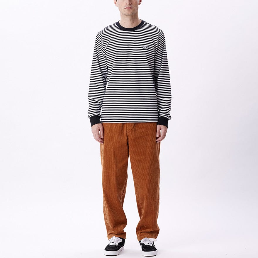 obey t-shirt ESTABLISHED WORKS EYES STRIPE TEE LS