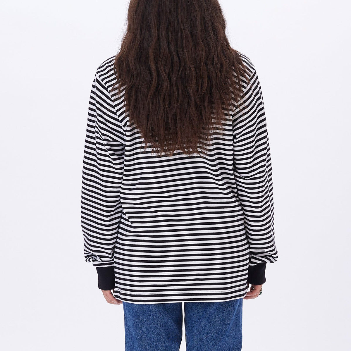 obey t-shirt ESTABLISHED WORKS EYES STRIPE TEE LS