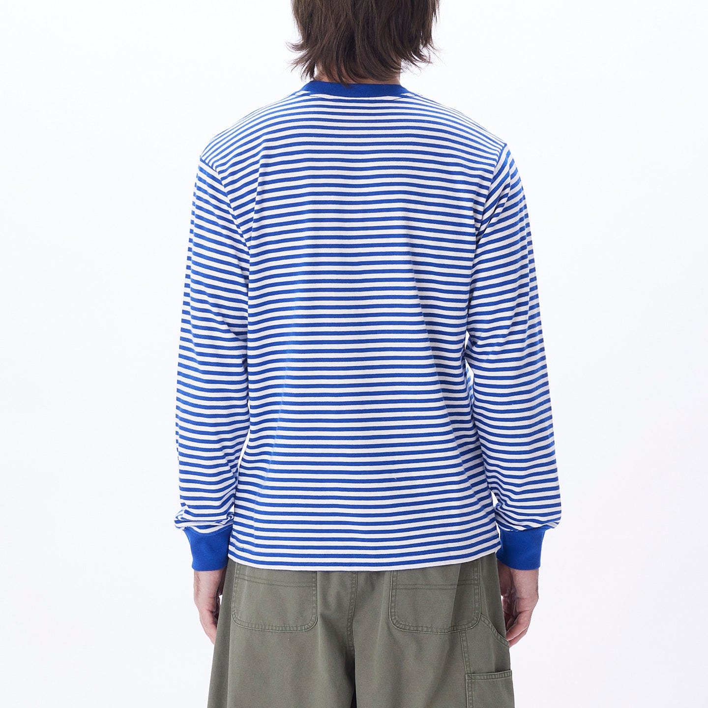 obey t-shirt Established Works Eyes Stripe Tee Ls