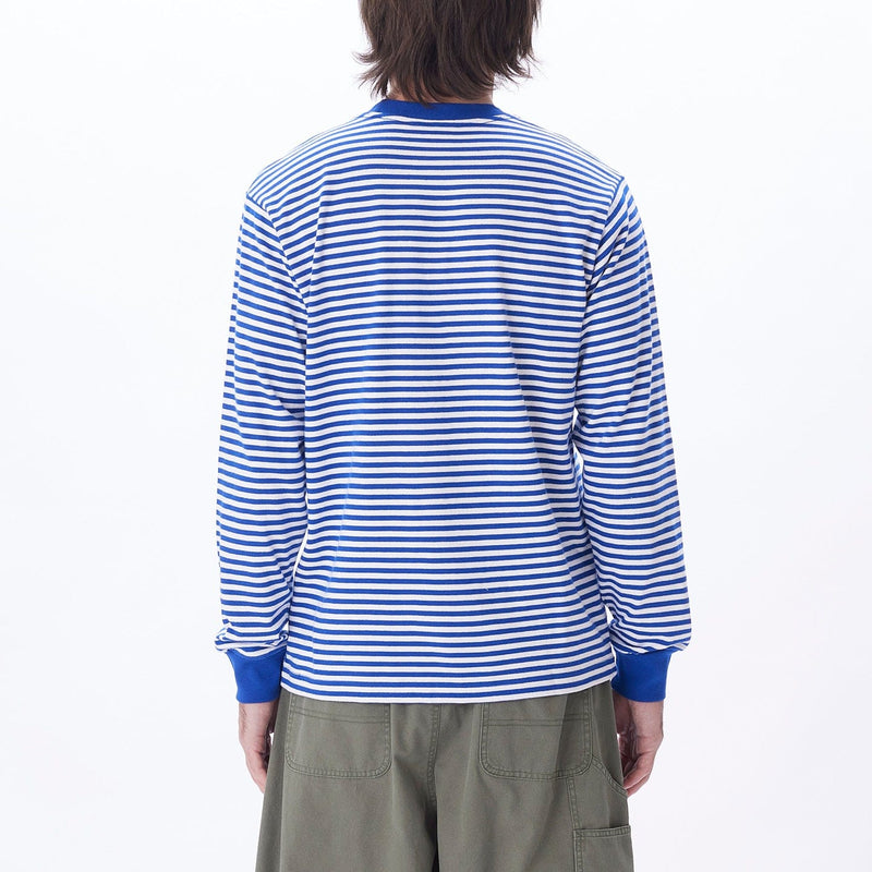 obey t-shirt Established Works Eyes Stripe Tee Ls