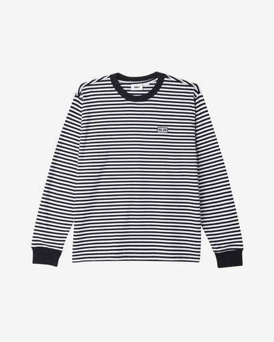 t-shirt obey ESTABLISHED WORKS EYES STRIPE TEE LS