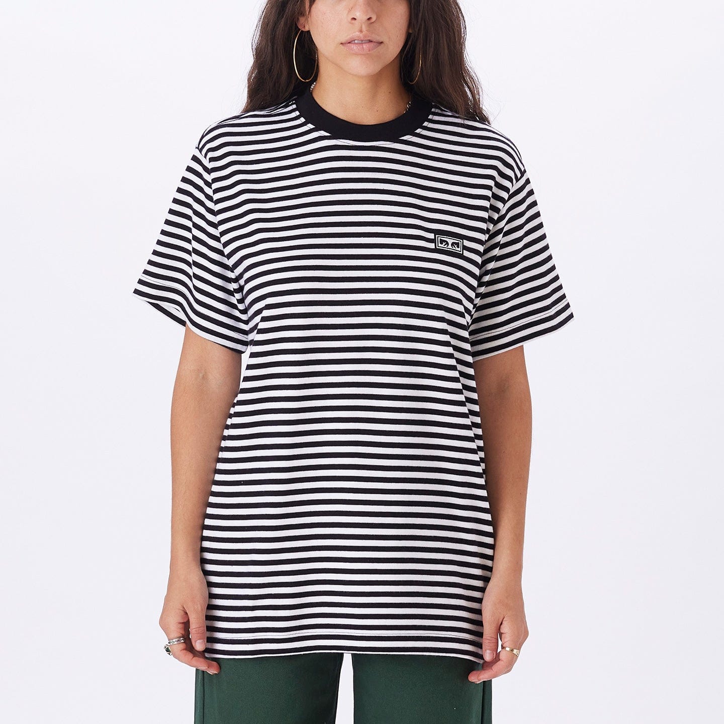 Obey | t-shirt ESTABLISHED WORKS EYES STRIPE TEE SS | ESTABLI
