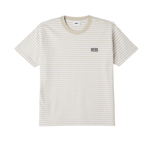 t-shirt obey ESTABLISHED WORKS EYES STRIPE TEE SS