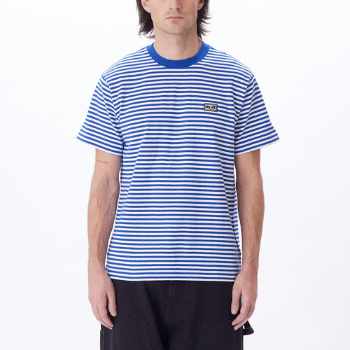 t-shirt obey ESTABLISHED WORKS EYES STRIPE TEE SS