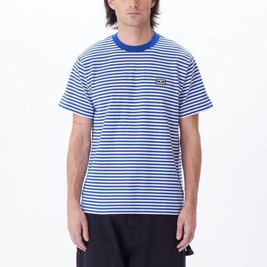 obey Established Works Eyes Stripe Tee Ss foto 1