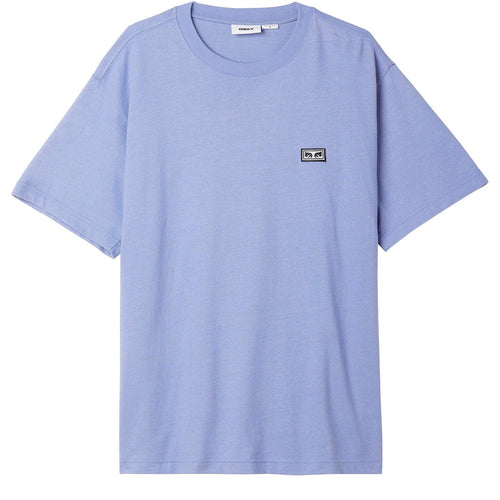 t-shirt obey ESTABLISHED WORKS EYES TEE SS - DIGITAL VIOLET MULTI