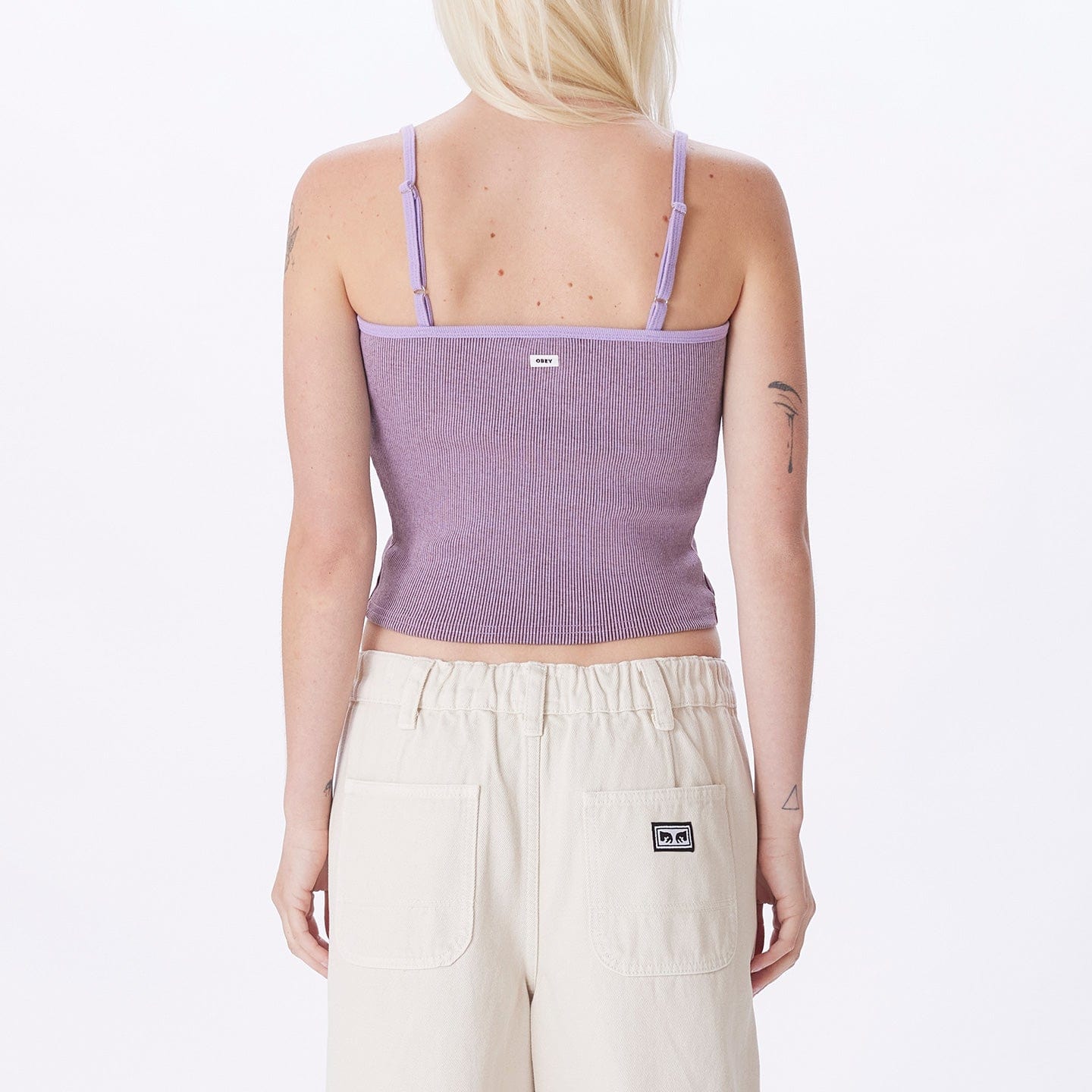 obey t-shirt EVA CROPPED TANK