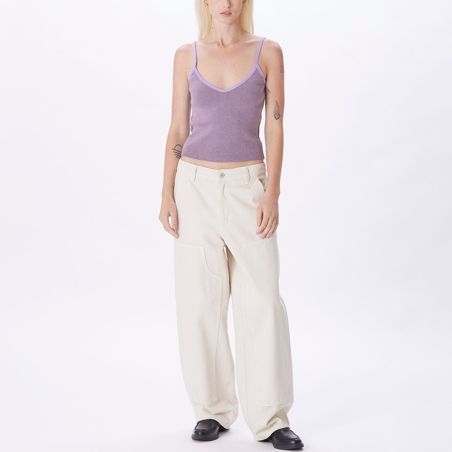 obey t-shirt EVA CROPPED TANK