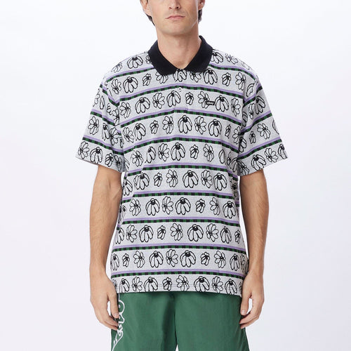 t-shirt obey EXPAND JACQUARD POLO SS
