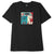 t-shirt obey FRAGILE CARGO OBEY CLASSIC TEE - BLACK