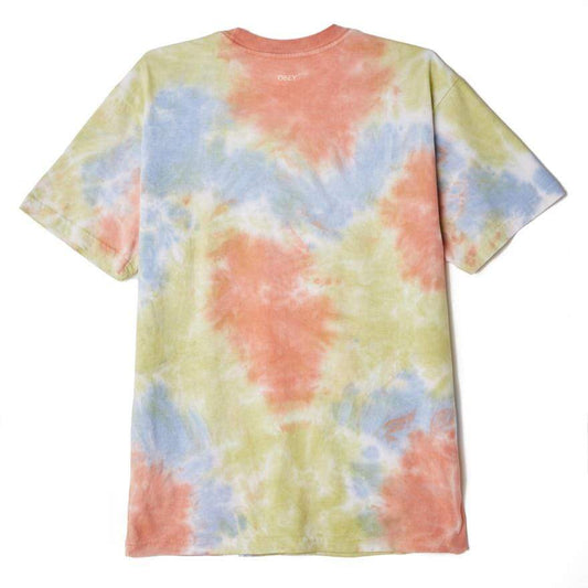 obey Fruits & Mushrooms Heavyweight Blotch Tie Dye Tee Humus Blotch foto 2