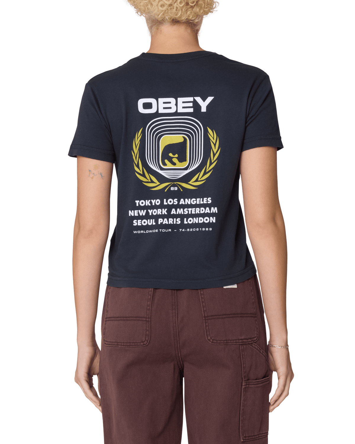 obey t-shirt Icon Eye Wreath Tee