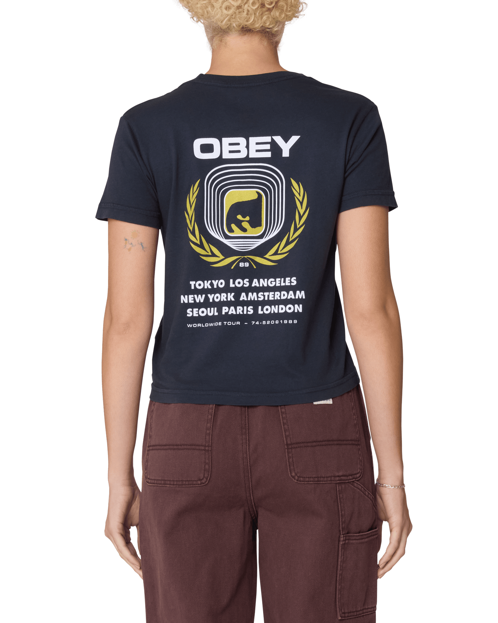 obey t-shirt Icon Eye Wreath Tee