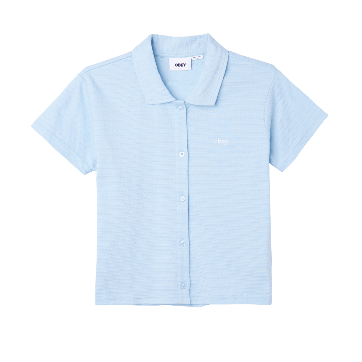 obey t-shirt Jones Button Down Polo Ss