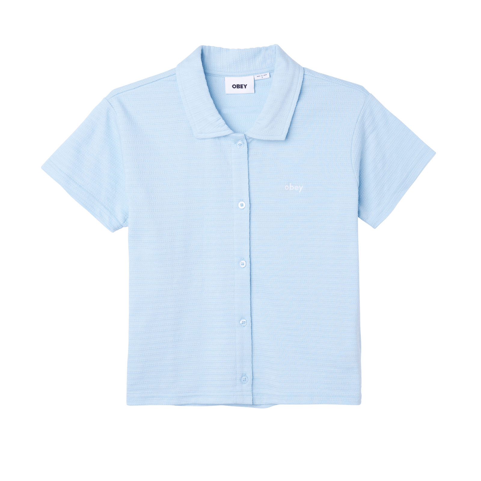obey t-shirt Jones Button Down Polo Ss
