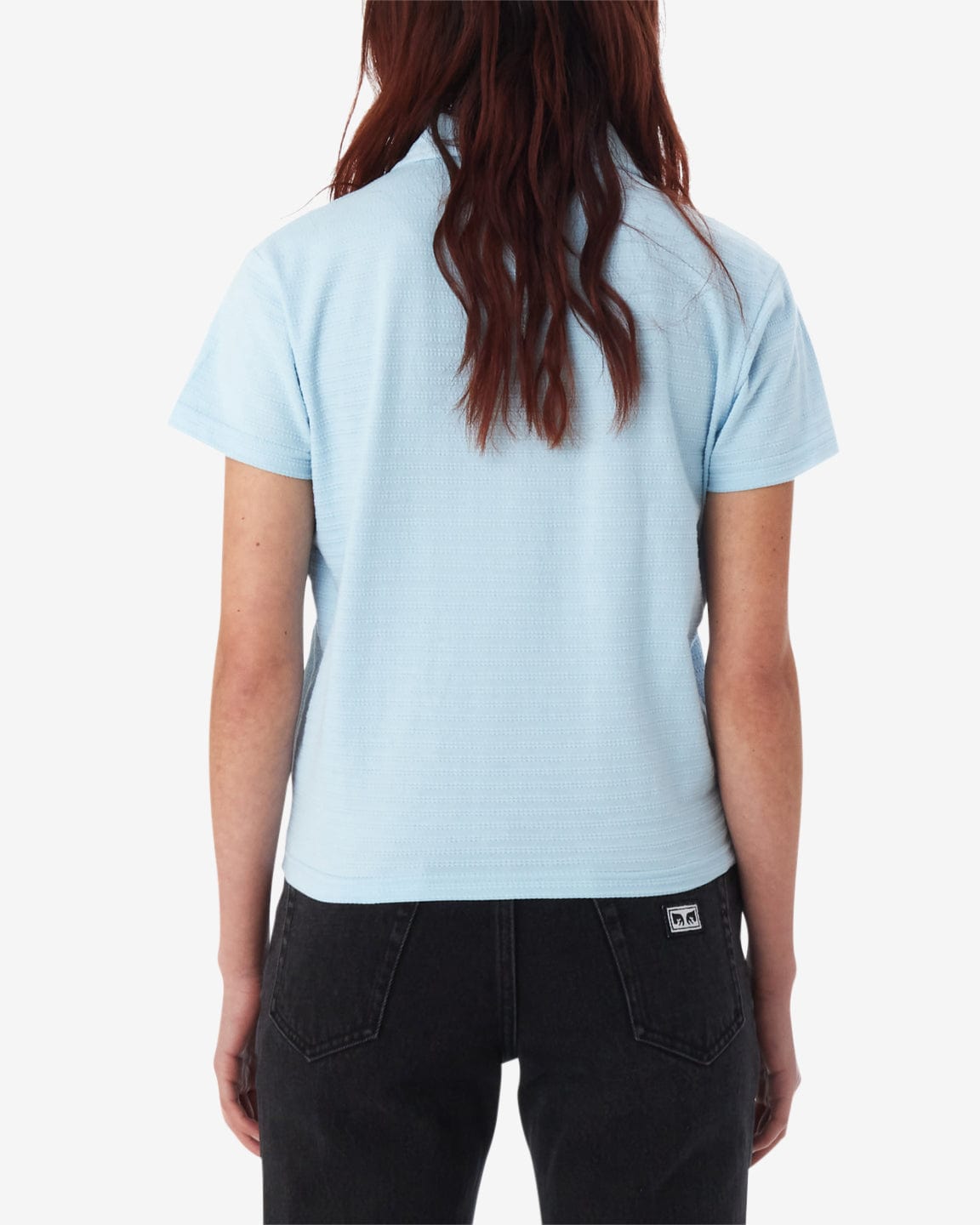 obey t-shirt Jones Button Down Polo Ss