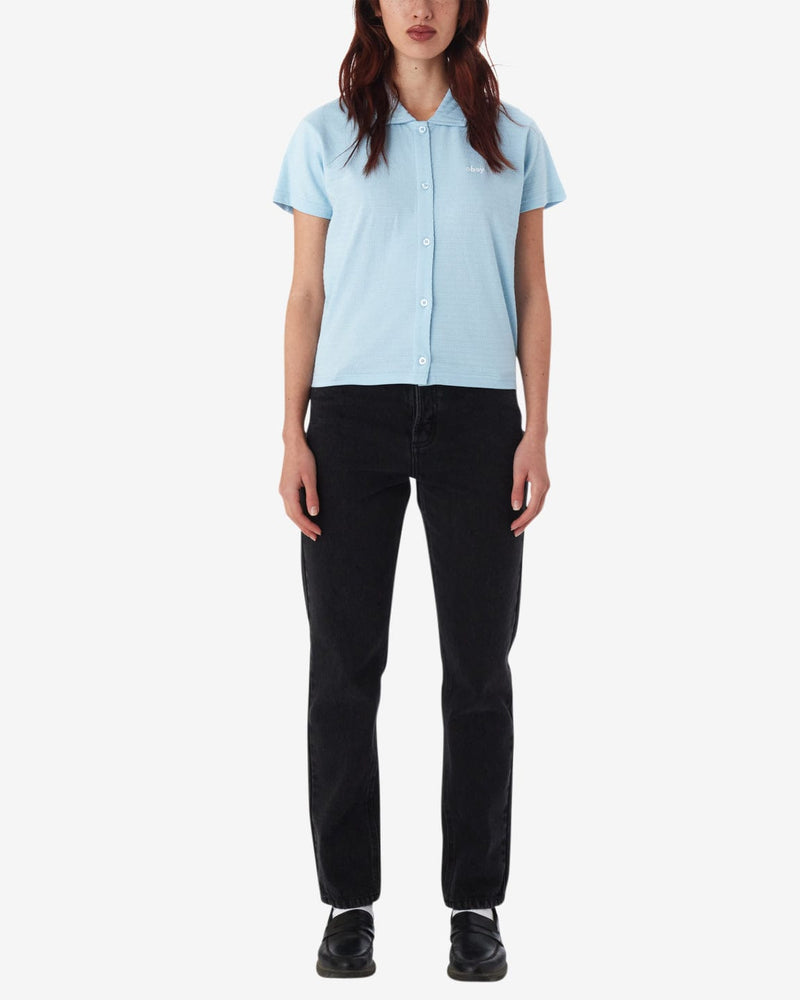 obey t-shirt Jones Button Down Polo Ss