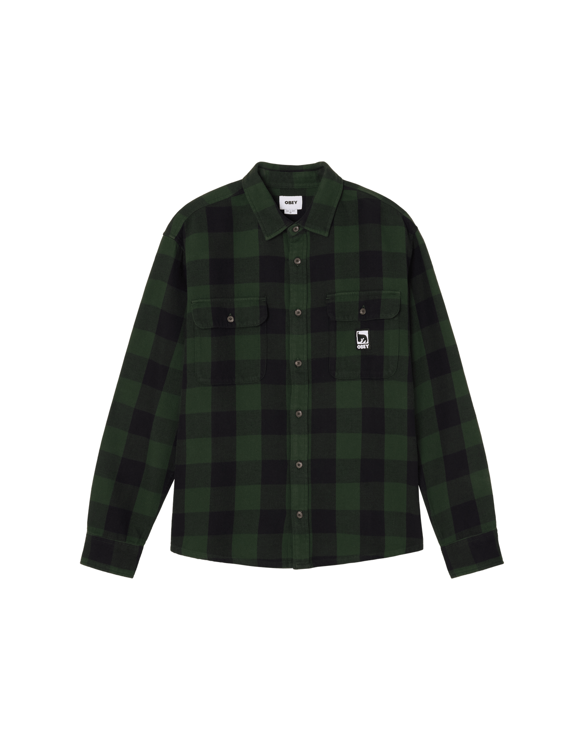obey t-shirt Jones Woven Ls