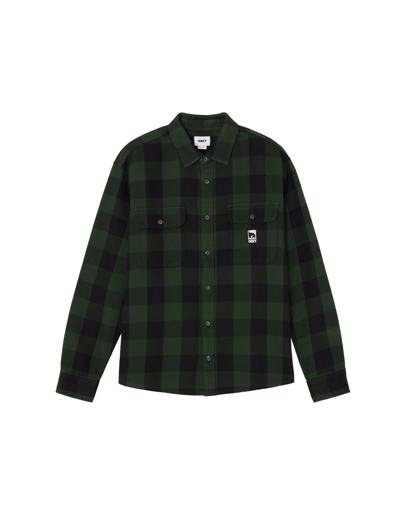 obey t-shirt Jones Woven Ls