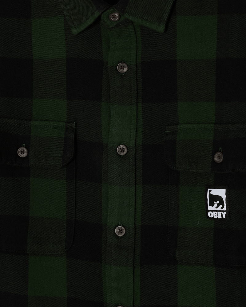 obey t-shirt Jones Woven Ls
