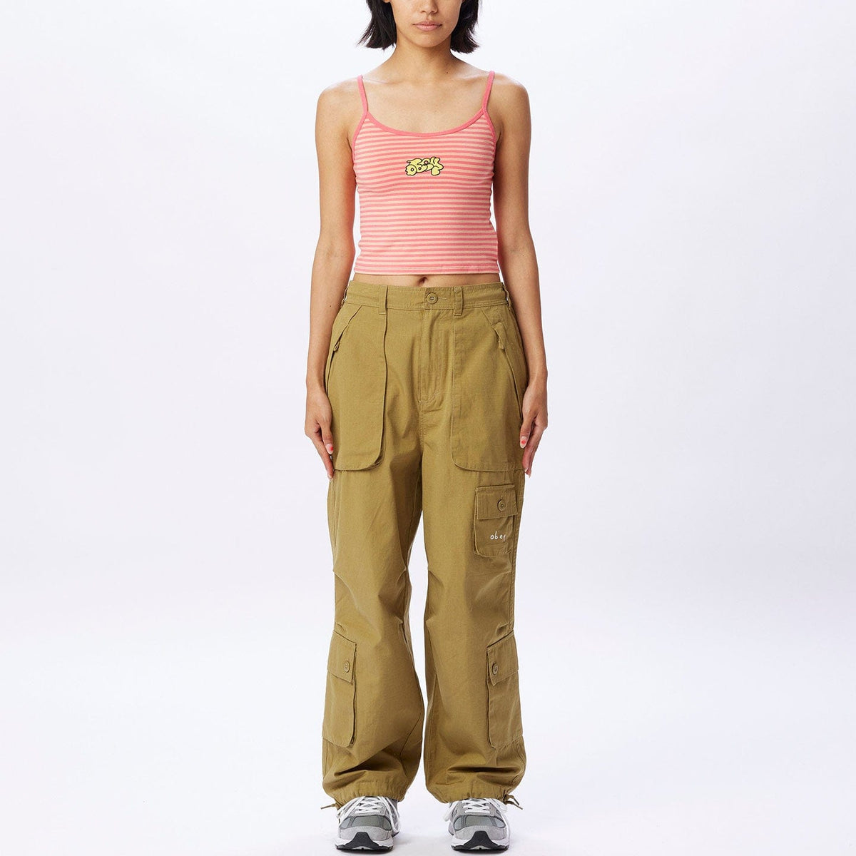 obey t-shirt JOY RINGER TANK
