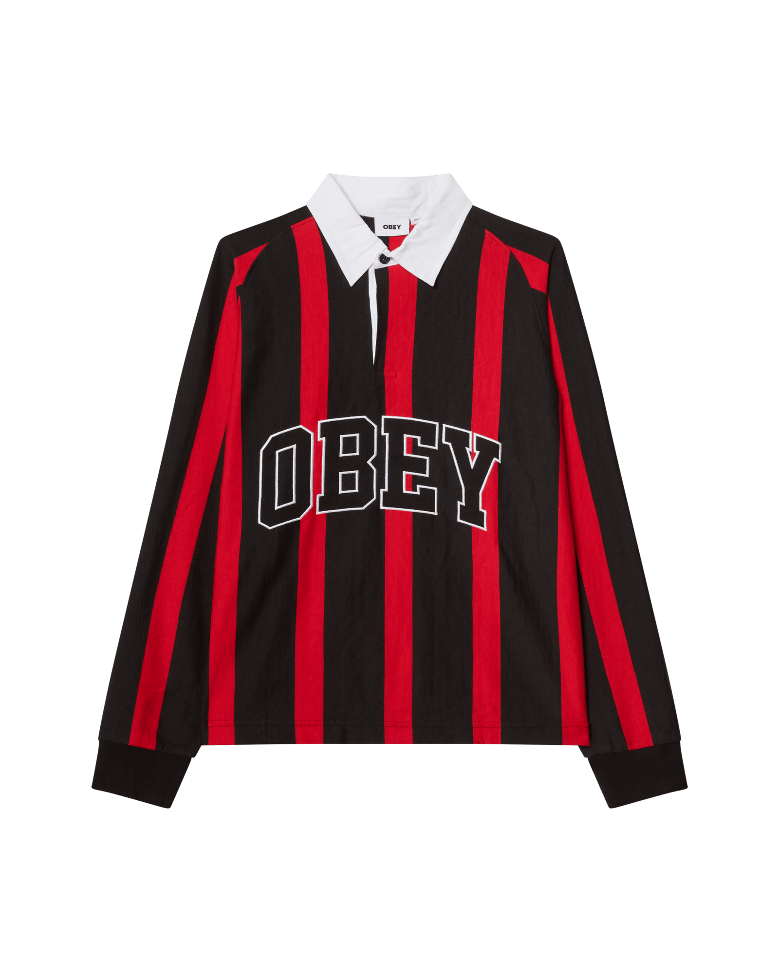 obey t-shirt Landon Stripe Polo Ls