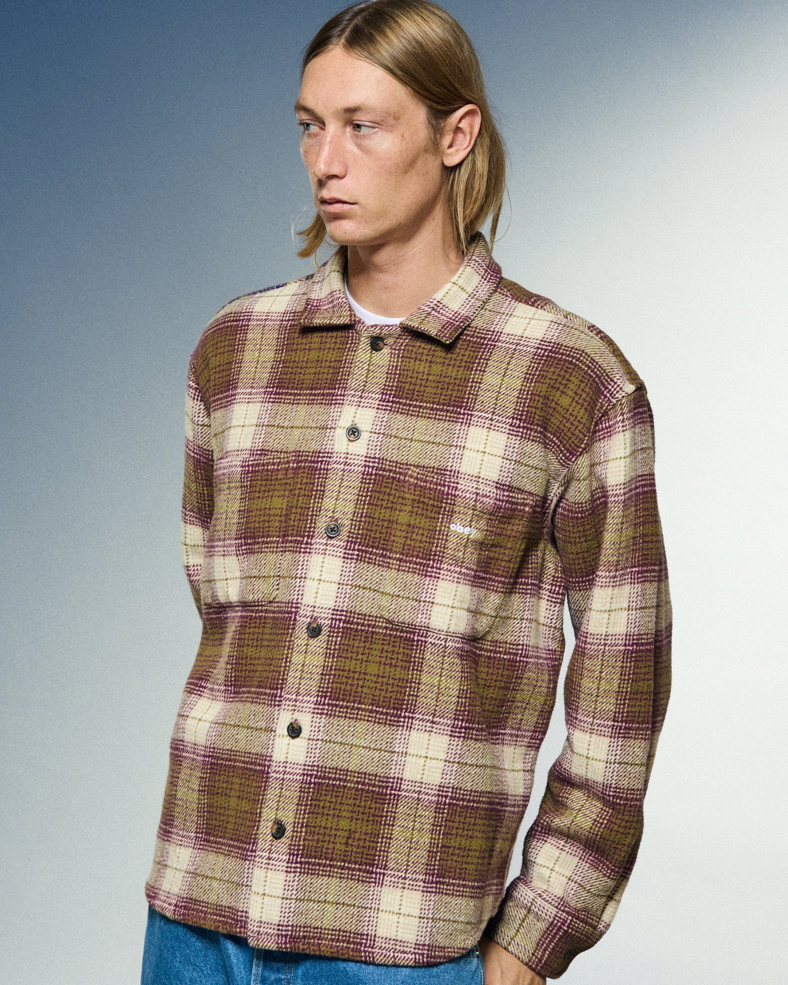 obey t-shirt Laurel Woven
