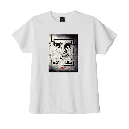 obey Light In The Tunnel Custom Box Tee White foto 1