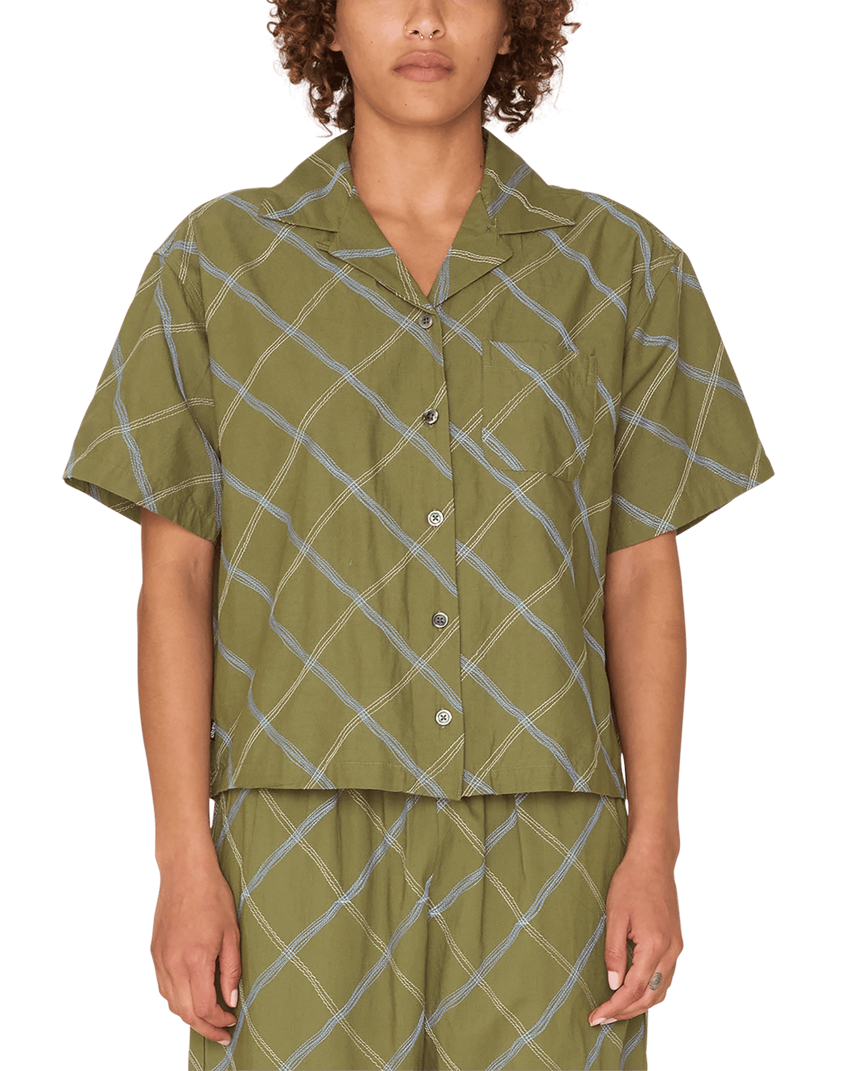 obey t-shirt Lilith Diamond Stitch Ss Shirt