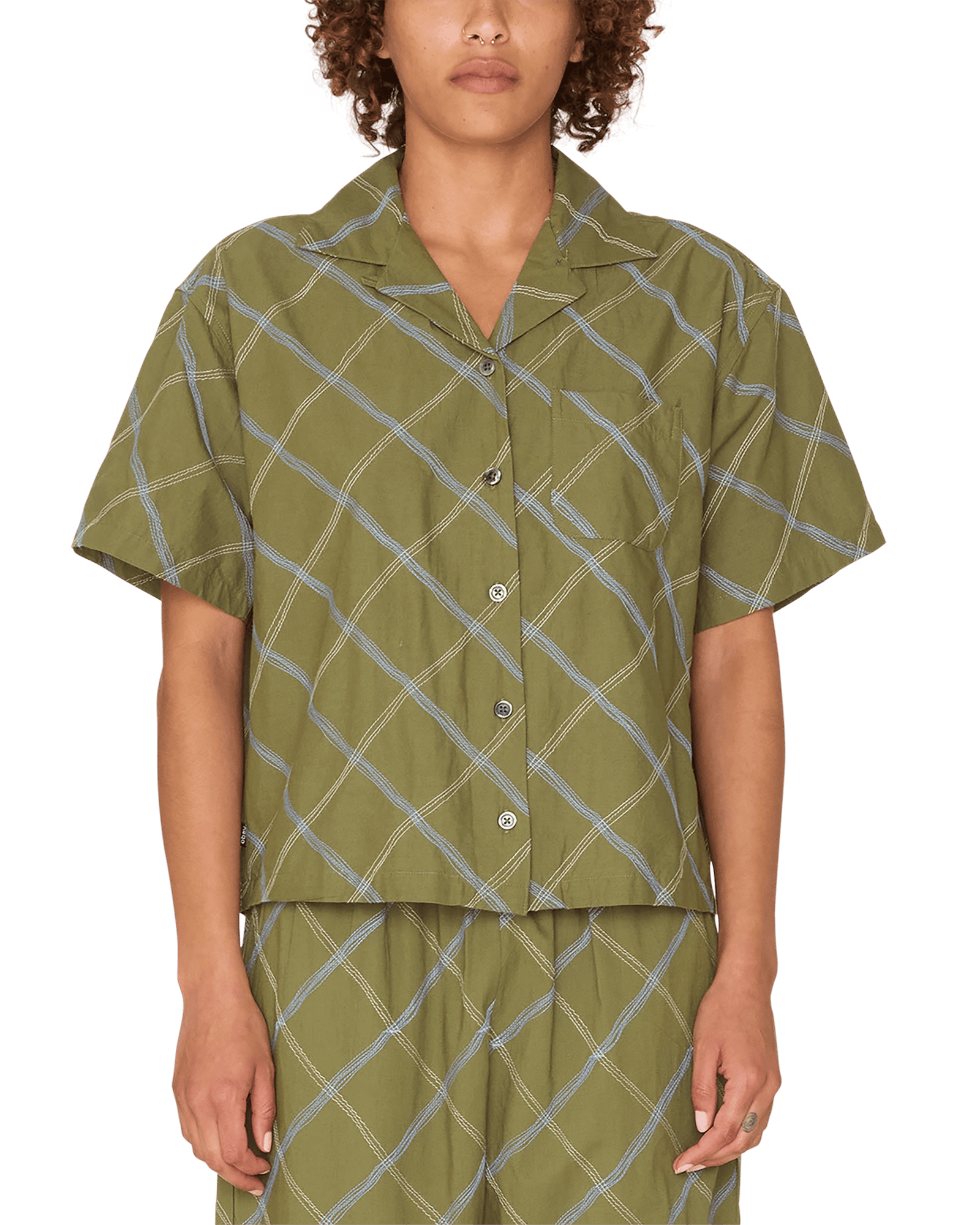 obey t-shirt Lilith Diamond Stitch Ss Shirt