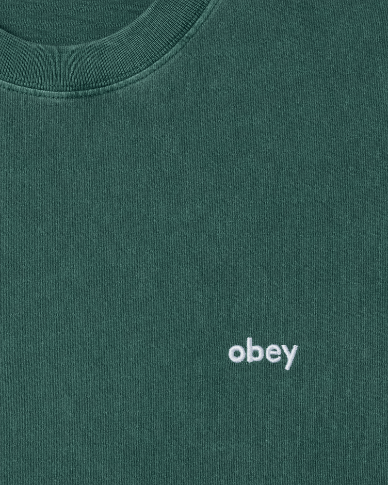 obey t-shirt Lowercase Pigment Tee Ss