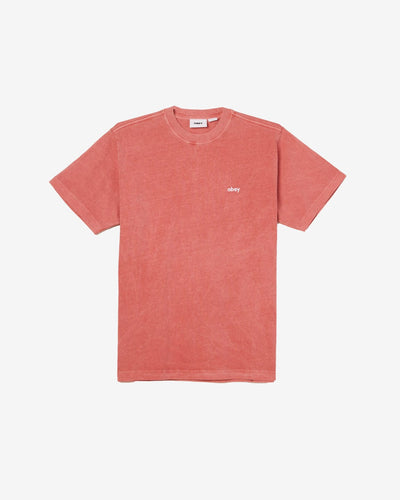 t-shirt obey LOWERCASE PIGMENT TEE SS
