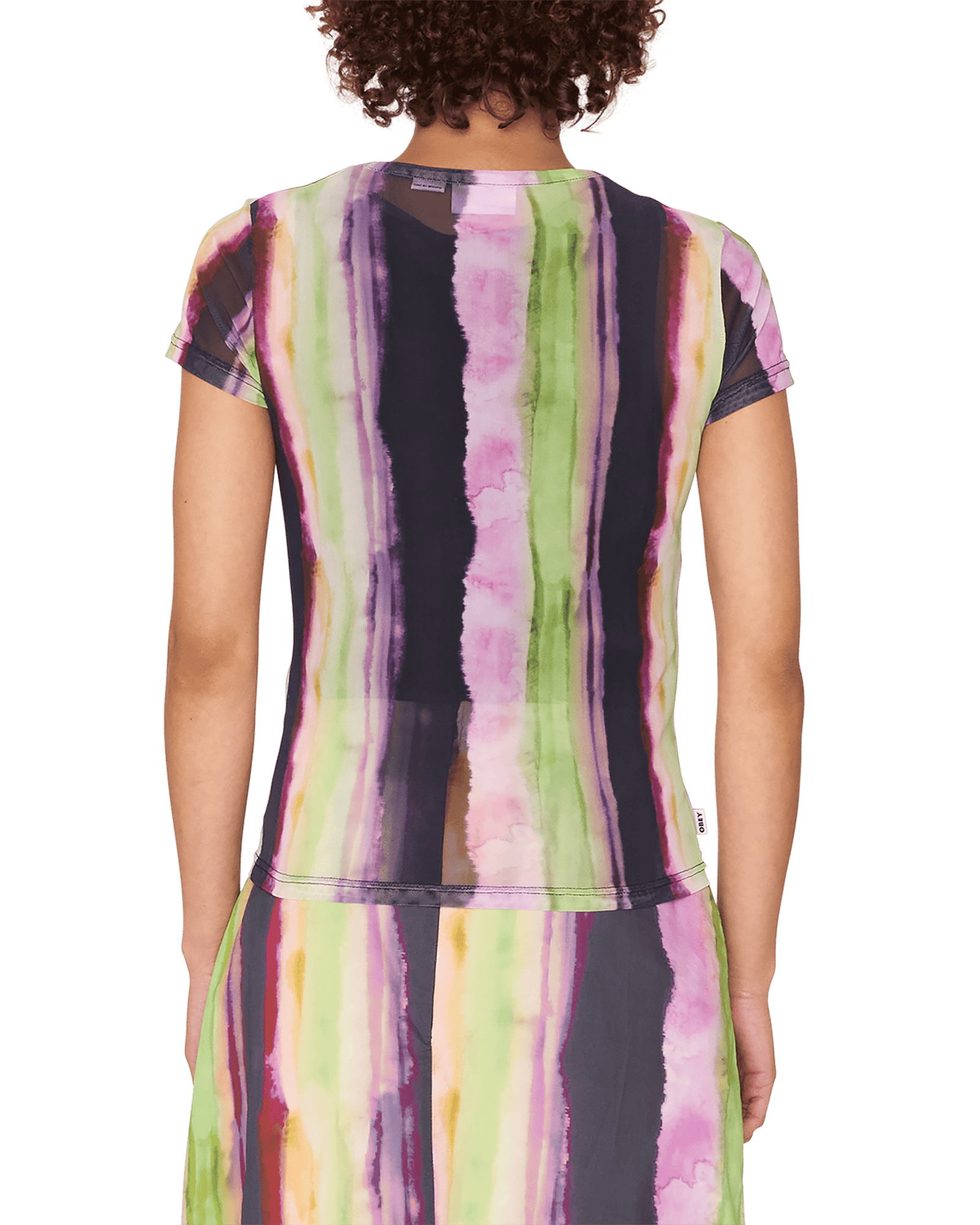 obey t-shirt Midori Mesh Ss