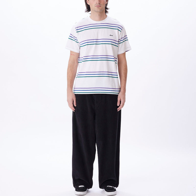 obey t-shirt MONTROSE STRIPE TEE SS