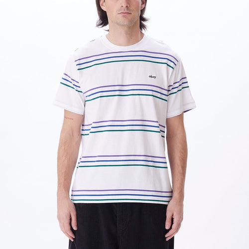 t-shirt obey MONTROSE STRIPE TEE SS