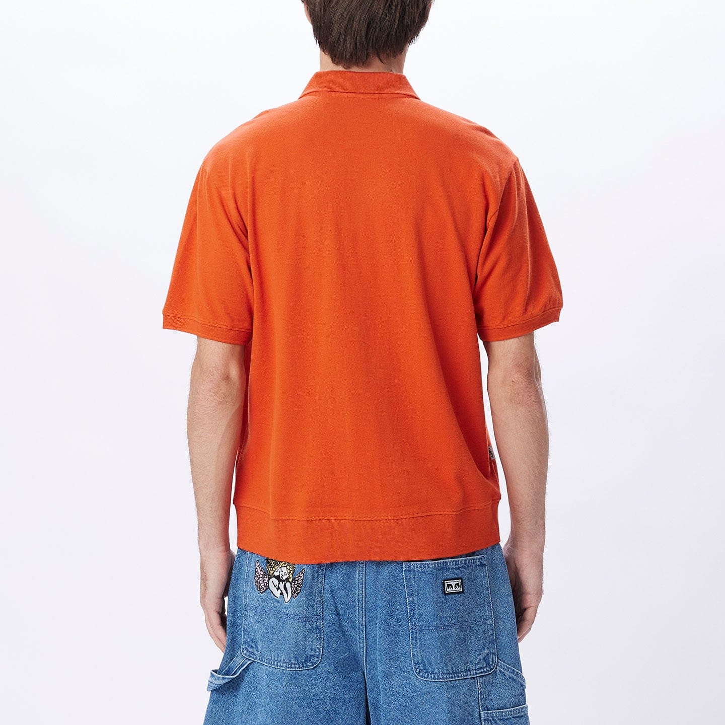 obey t-shirt MONUMENT BUTTON UP POLO SS