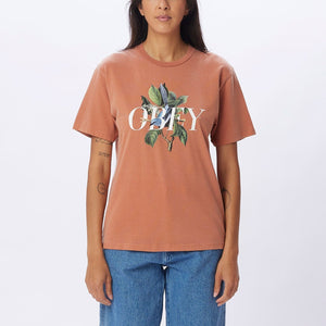 O BIRD PIGMENT CHOICE BOX TEE - BOMBAY BROWN