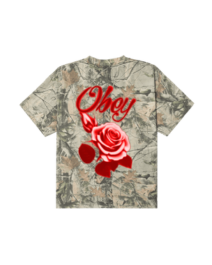 Obey Airbrushed Rose Tee