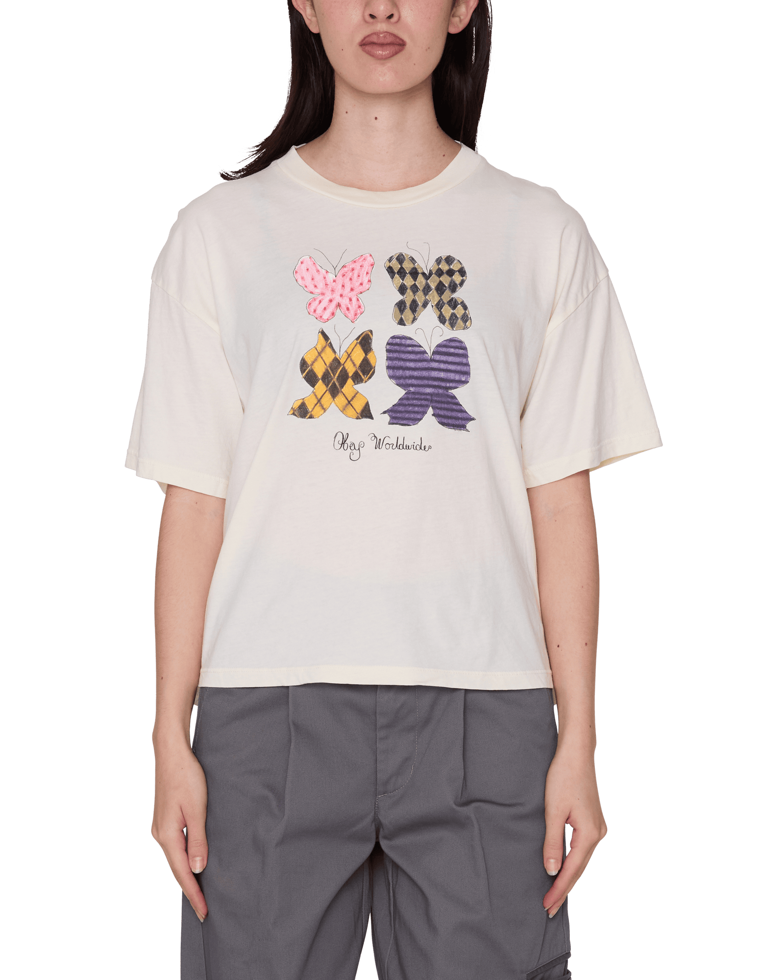 obey t-shirt Obey Argile Butterfly Tee